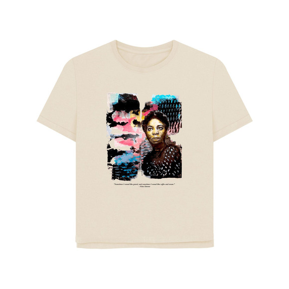 Tops - Nina Simone Shirt Sleeve T-shirt